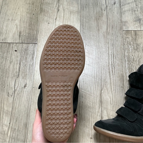 Authentic Isabel marant wedge sneakers in black - Picture 4 of 6